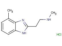N-methyl-2-(4-methyl-1H-benzimidazol-2-yl)ethanamine hydrochloride N-methyl-2-(4-methyl-1H-benzimidazol-2-yl)ethanamine hydrochloride