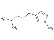 2-methyl-N-[(1-methyl-1H-pyrazol-4-yl)methyl]propan-1-amine
