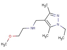 N-[(1-ethyl-3,5-dimethyl-1H-pyrazol-4-yl)methyl]-2-methoxyethanamine
