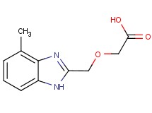 [(4-methyl-1H-benzimidazol-2-yl)methoxy]acetic acid