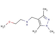(2-methoxyethyl)[(1,3,5-trimethyl-1H-pyrazol-4-yl)methyl]amine