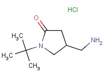 4-(aminomethyl)-1-tert-butylpyrrolidin-2-one hydrochloride