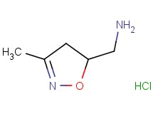 [(3-methyl-4,5-dihydro-5-isoxazolyl)methyl]amine hydrochloride