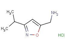 [(3-isopropyl-5-isoxazolyl)methyl]amine hydrochloride