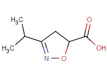 3-isopropyl-4,5-dihydroisoxazole-5-carboxylic acid