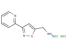 {[3-(2-pyridinyl)-5-isoxazolyl]methyl}amine dihydrochloride