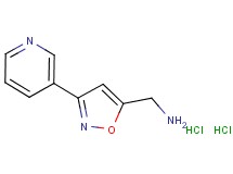 {[3-(3-pyridinyl)-5-isoxazolyl]methyl}amine dihydrochloride