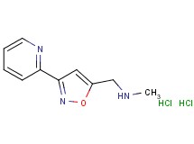 N-methyl-1-[3-(2-pyridinyl)-5-isoxazolyl]methanamine dihydrochloride