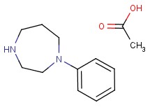 1-phenyl-1,4-diazepane acetate