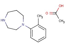 1-(2-methylphenyl)-1,4-diazepane acetate