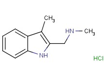 N-methyl-1-(3-methyl-1H-indol-2-yl)methanamine hydrochloride