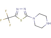 1-[5-(trifluoromethyl)-1,3,4-thiadiazol-2-yl]piperazine