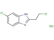 6-chloro-2-(2-chloroethyl)-1H-benzimidazole hydrochloride