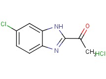 1-(6-chloro-1H-benzimidazol-2-yl)ethanone hydrochloride