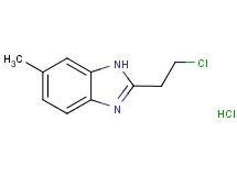 2-(2-chloroethyl)-6-methyl-1H-benzimidazole hydrochloride