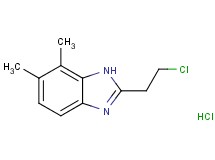 2-(2-chloroethyl)-6,7-dimethyl-1H-benzimidazole hydrochloride