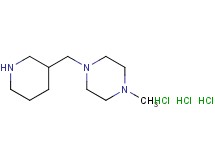 1-methyl-4-(3-piperidinylmethyl)piperazine trihydrochloride