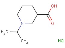 1-isopropyl-3-piperidinecarboxylic acid hydrochloride
