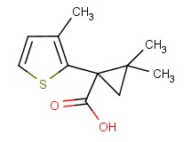 2,2-dimethyl-1-(3-methyl-2-thienyl)cyclopropanecarboxylic acid