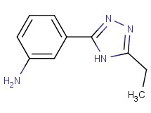 3-(5-ethyl-4H-1,2,4-triazol-3-yl)aniline