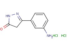5-(3-aminophenyl)-2,4-dihydro-3H-pyrazol-3-one dihydrochloride