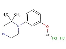 1-(3-methoxyphenyl)-2,2-dimethylpiperazine dihydrochloride