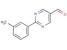 2-(3-methylphenyl)pyrimidine-5-carbaldehyde