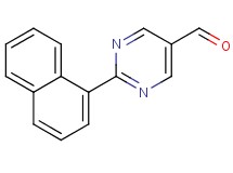 2-(1-naphthyl)pyrimidine-5-carbaldehyde