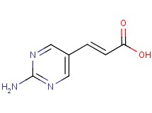 (2E)-3-(2-aminopyrimidin-5-yl)acrylic acid