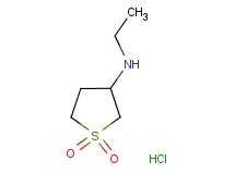 N-ethyltetrahydro-3-thiophenamine 1,1-dioxide hydrochloride