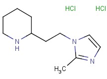 2-[2-(2-methyl-1H-imidazol-1-yl)ethyl]piperidine dihydrochloride