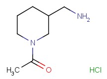 [(1-acetyl-3-piperidinyl)methyl]amine hydrochloride