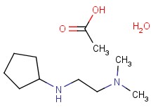 N'-cyclopentyl-N,N-dimethyl-1,2-ethanediamine acetate hydrate