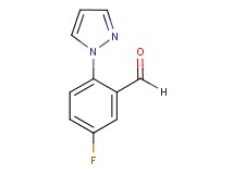 5-fluoro-2-(1H-pyrazol-1-yl)benzaldehyde