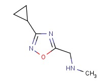 1-(3-cyclopropyl-1,2,4-oxadiazol-5-yl)-N-methylmethanamine