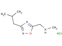 [(3-isobutyl-1,2,4-oxadiazol-5-yl)methyl]methylamine hydrochloride