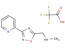 N-methyl-1-[3-(2-pyridinyl)-1,2,4-oxadiazol-5-yl]methanamine trifluoroacetate