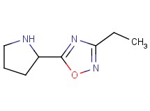 3-ethyl-5-(2-pyrrolidinyl)-1,2,4-oxadiazole