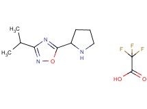3-isopropyl-5-(2-pyrrolidinyl)-1,2,4-oxadiazole trifluoroacetate