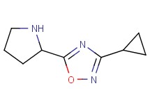 3-cyclopropyl-5-(2-pyrrolidinyl)-1,2,4-oxadiazole