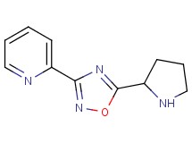 2-(5-pyrrolidin-2-yl-1,2,4-oxadiazol-3-yl)pyridine