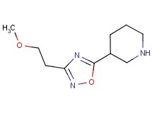 3-[3-(2-methoxyethyl)-1,2,4-oxadiazol-5-yl]piperidine
