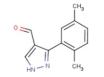 3-(2,5-dimethylphenyl)-1H-pyrazole-4-carbaldehyde