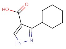 3-cyclohexyl-1H-pyrazole-4-carboxylic acid