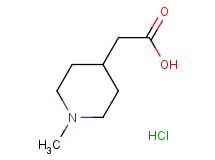 (1-methylpiperidin-4-yl)acetic acid hydrochloride