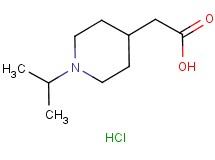 (1-isopropylpiperidin-4-yl)acetic acid hydrochloride
