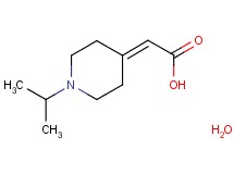 (1-isopropyl-4-piperidinylidene)acetic acid hydrate
