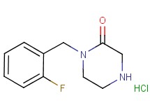 1-(2-fluorobenzyl)-2-piperazinone hydrochloride
