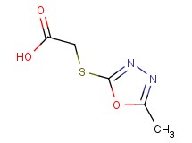 [(5-methyl-1,3,4-oxadiazol-2-yl)thio]acetic acid
