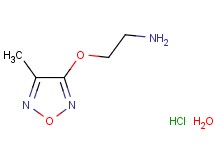 {2-[(4-methyl-1,2,5-oxadiazol-3-yl)oxy]ethyl}amine hydrochloride hydrate